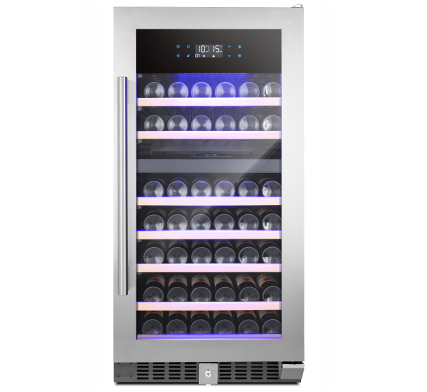 CANTINETTA VINO DOPPIA TEMPERATURA DA 45 BOTTIGLIE CM.:65X63X98 -  Refrigerazione